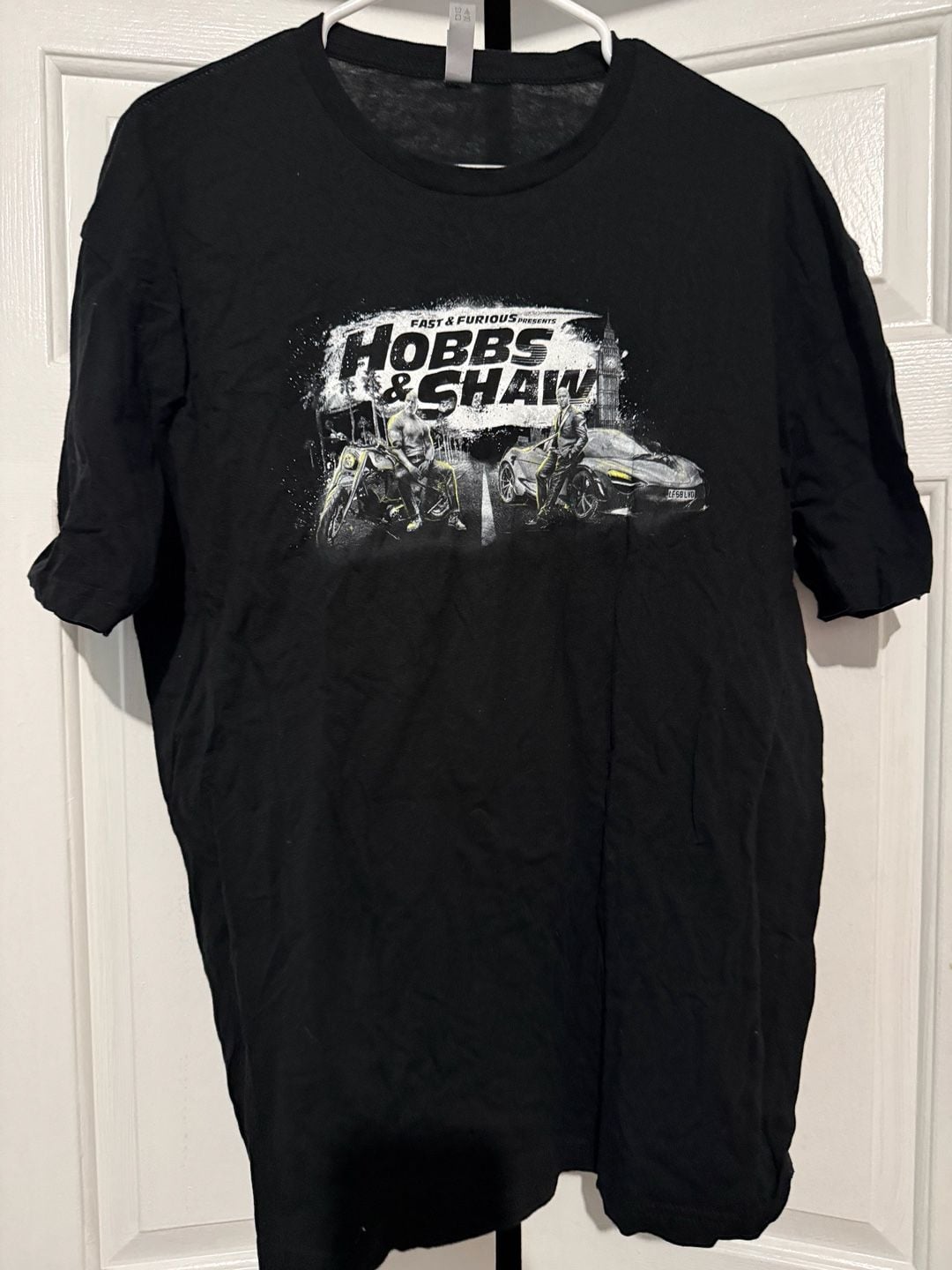 Fast & Furious Presents Hobbs & Shaw Graphic T-Shirt Movie Promo Shirt 2