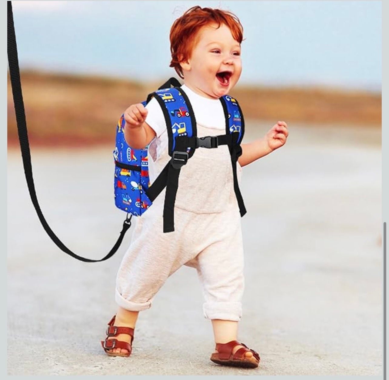 Accmor Toddler Backpack with Anti-Lost Leash and Wrist Link - Excavator Pattern 8