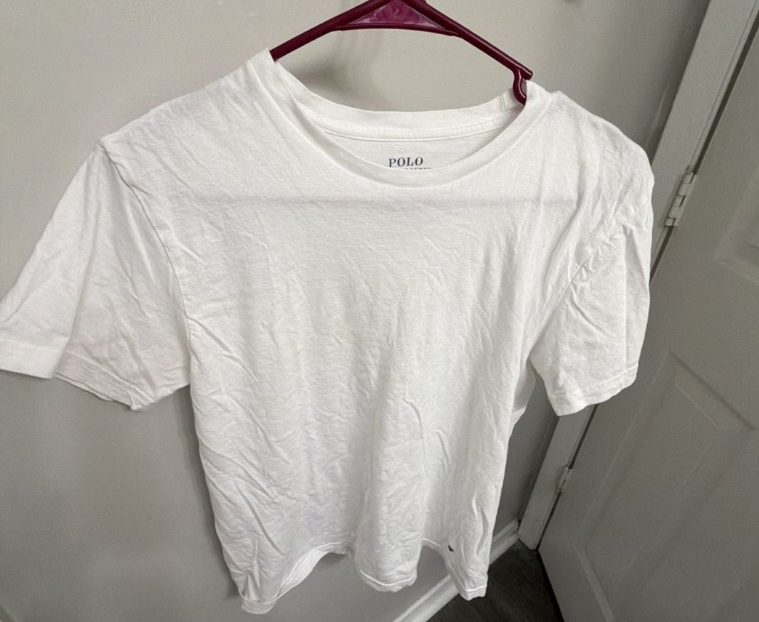 Polo Ralph Lauren Men’s T-Shirt Size Small White Classic Fit Cotton Tee 2