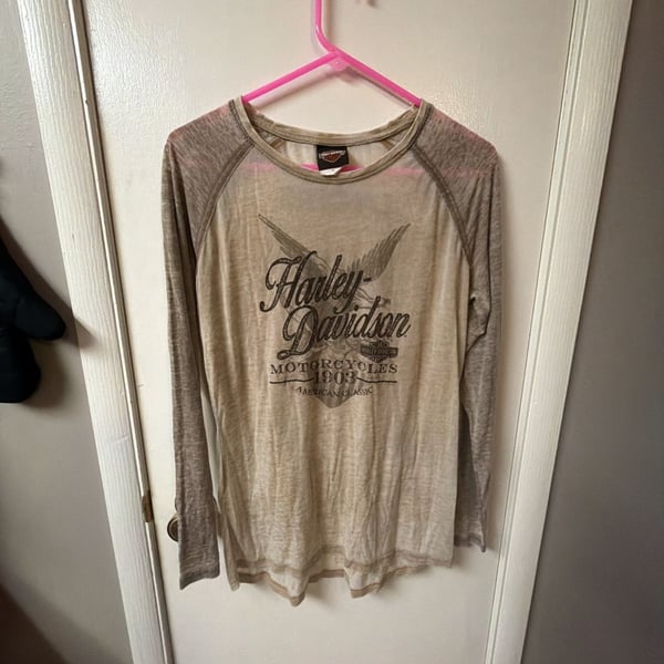 Harley-Davidson Landers Little Rock AR Long Sleeve Burnout Graphic Shirt