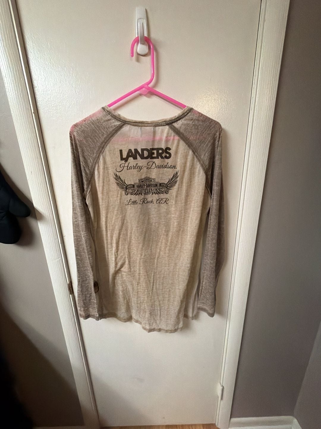 Harley-Davidson Landers Little Rock AR Long Sleeve Burnout Graphic Shirt 3
