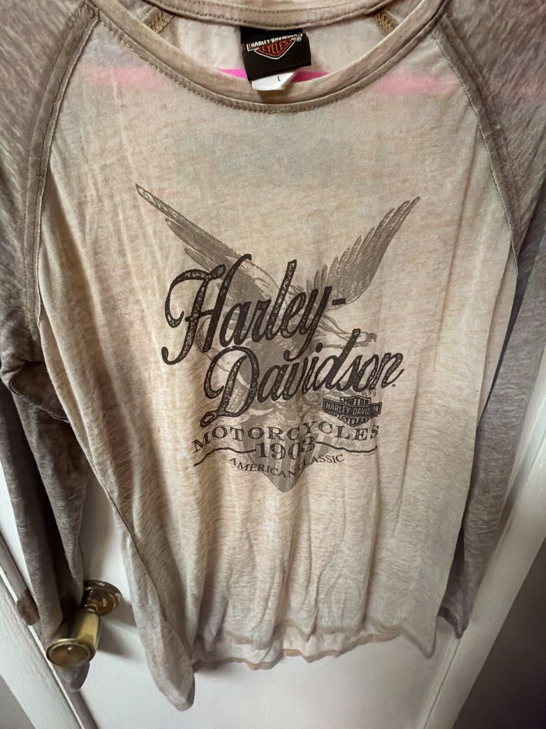 Harley-Davidson Landers Little Rock AR Long Sleeve Burnout Graphic Shirt 4