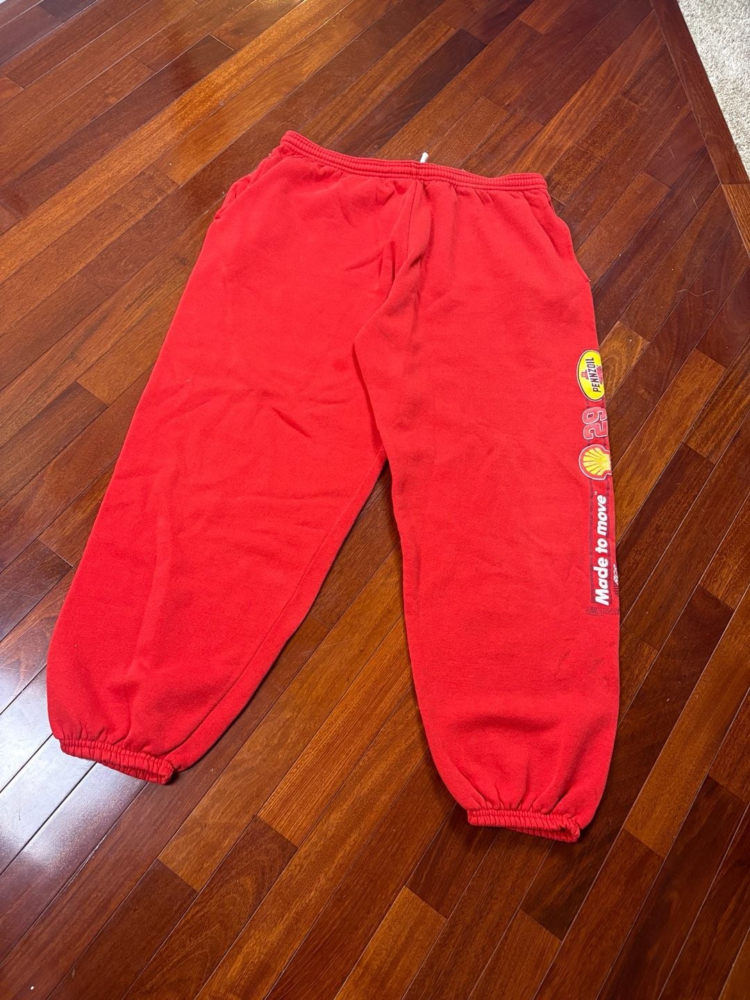 Chase Authentics NASCAR RCR 29 Shell Pennzoil Made to Move Sweatpants Men’s Red 2