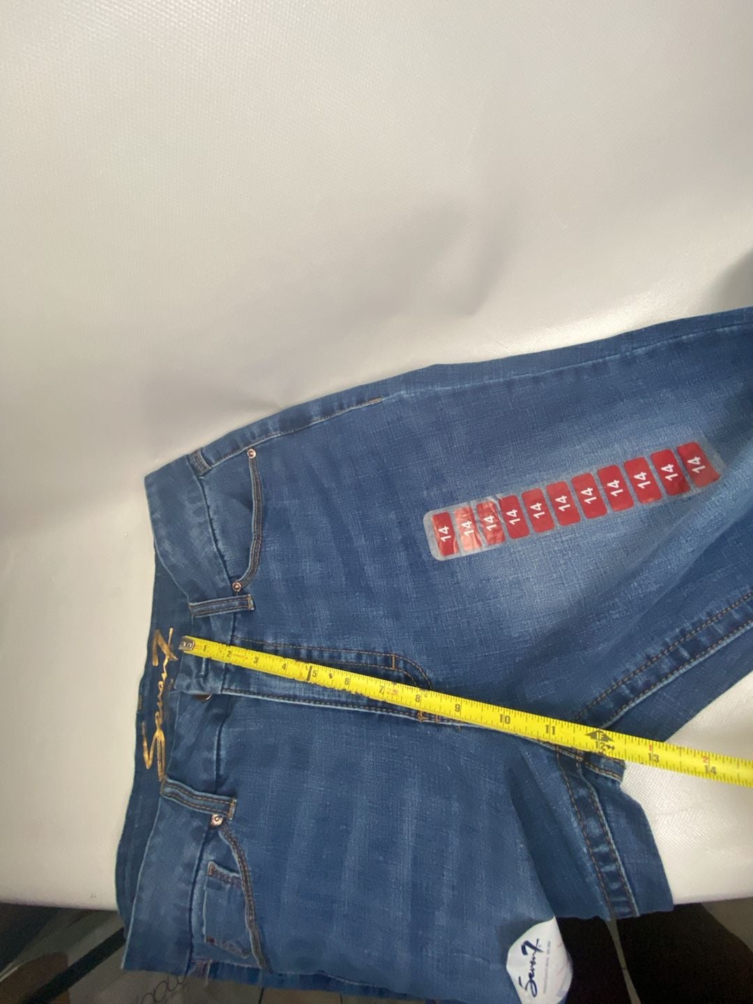 Seven7 Tummy Less Slimming Control Panel Skinny Jeans Size 14 6