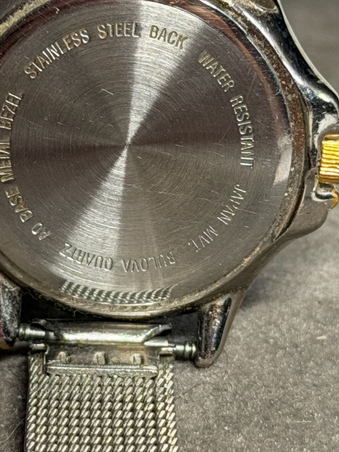 Bulova Women's Quartz Two-Tone Mesh Band Watch 98L65 7