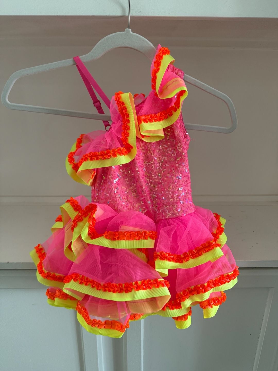 Revolution Dancewear 'Ay Caramba' Kids Sequin Ruffle Dance Costume Style RC17120 2