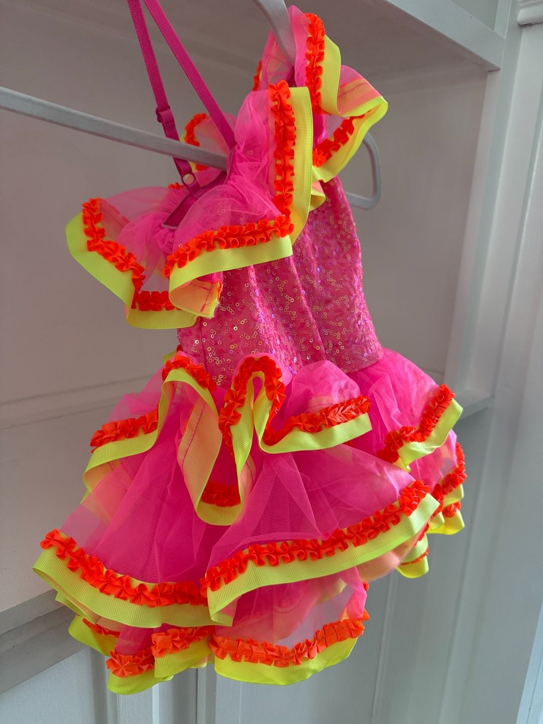 Revolution Dancewear 'Ay Caramba' Kids Sequin Ruffle Dance Costume Style RC17120 3
