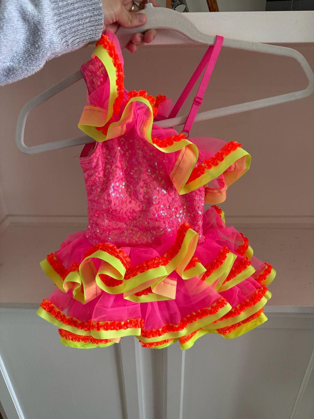 Revolution Dancewear 'Ay Caramba' Kids Sequin Ruffle Dance Costume Style RC17120 4