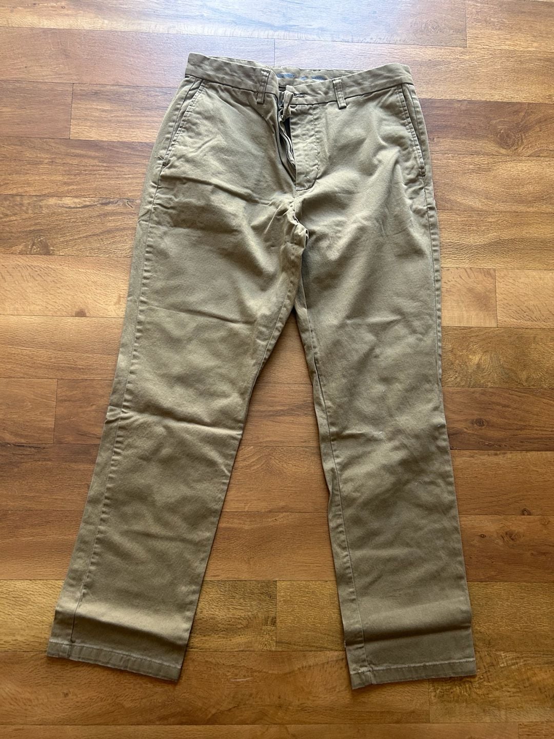 Old Navy Men's Straight Fit Chino Pants Khaki Tan Size 32x32 2