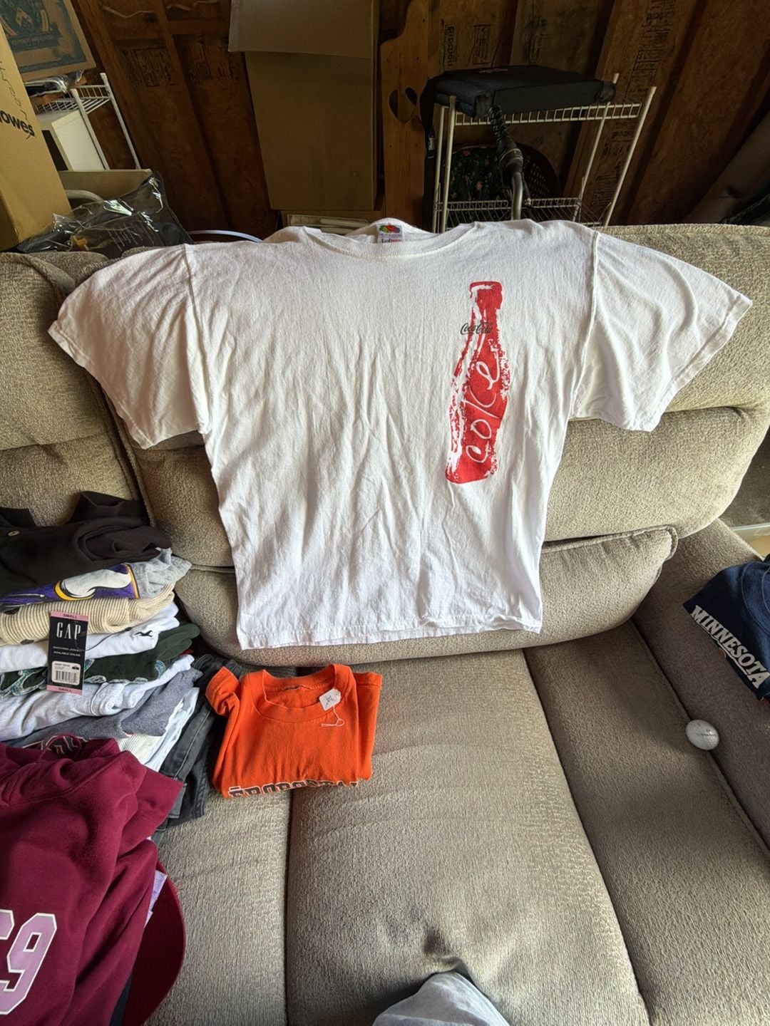 Vintage Fruit of the Loom Lofteez Coca-Cola Bottle Graphic T-Shirt 1