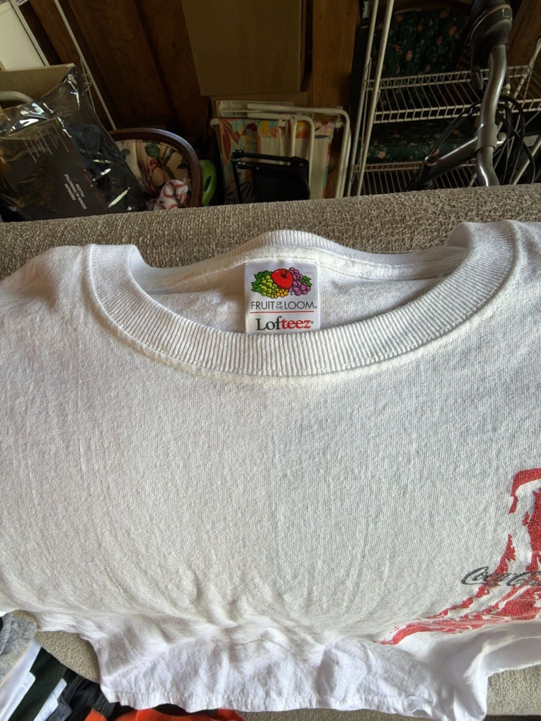 Vintage Fruit of the Loom Lofteez Coca-Cola Bottle Graphic T-Shirt 2