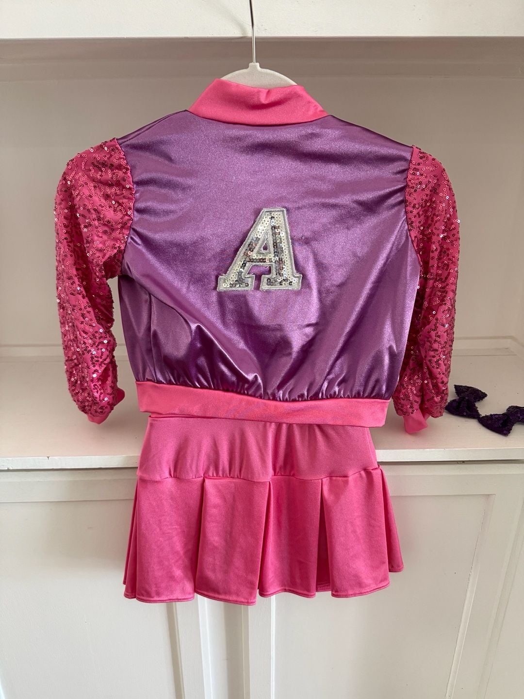 Weissman Girls Sequin Star Bomber Jacket and Skirt Dance Costume Set 5