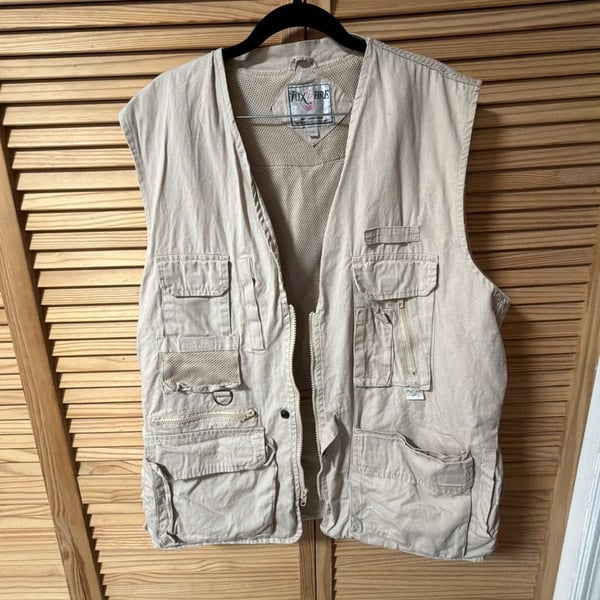 Fox Fire Mens Multi-Pocket Outdoor Utility Fishing Photography Vest