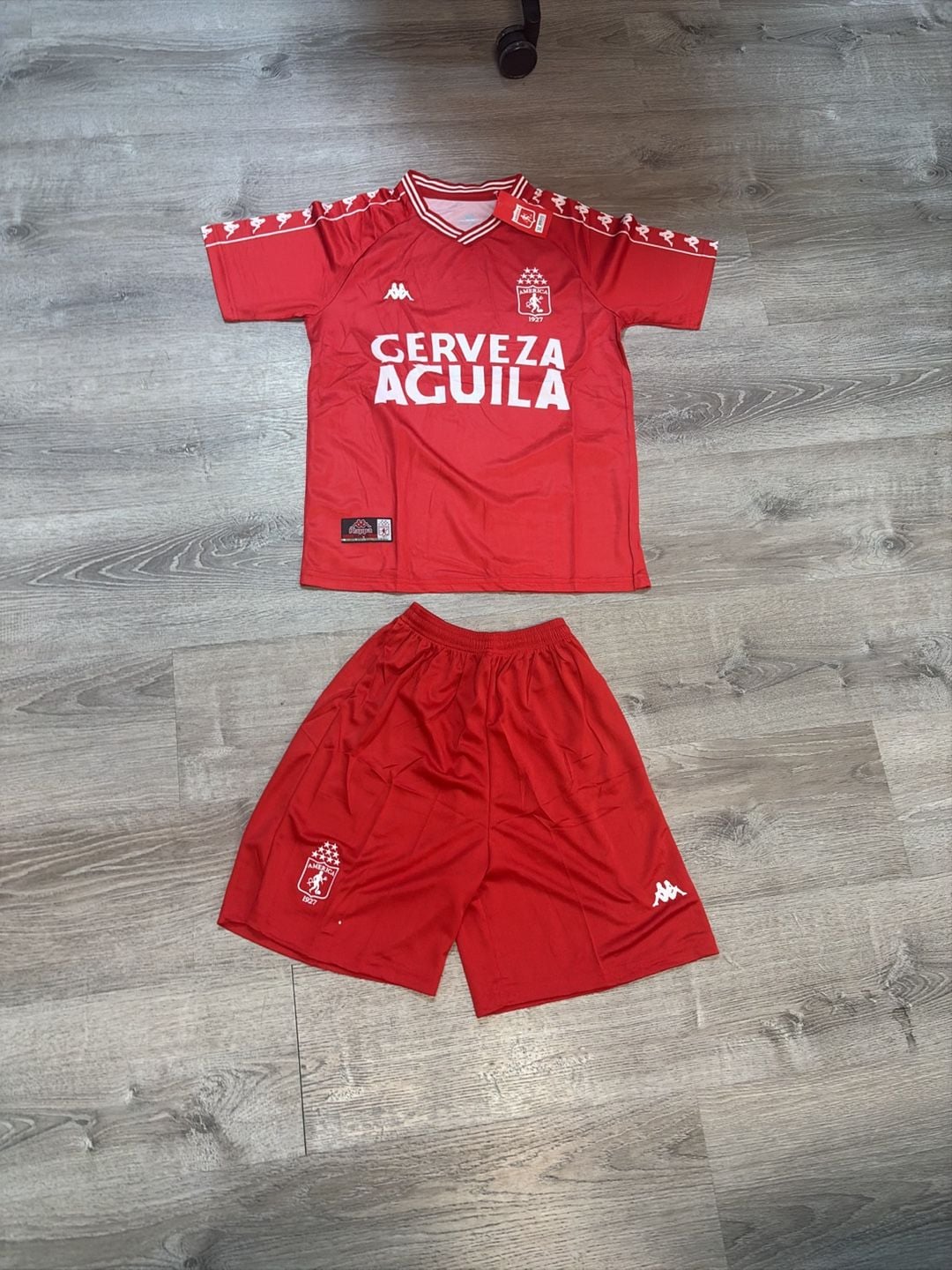 Kappa America de Cali 2000 Retro Home Jersey and Shorts Set 1