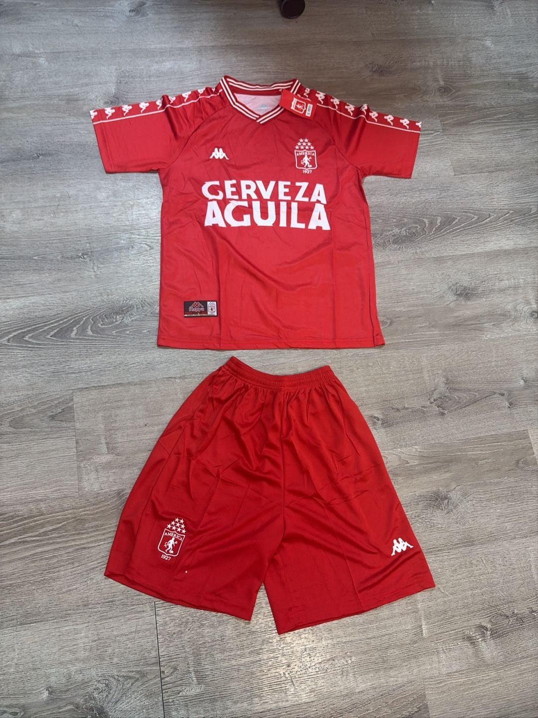 Kappa America de Cali 2000 Retro Home Jersey and Shorts Set 2