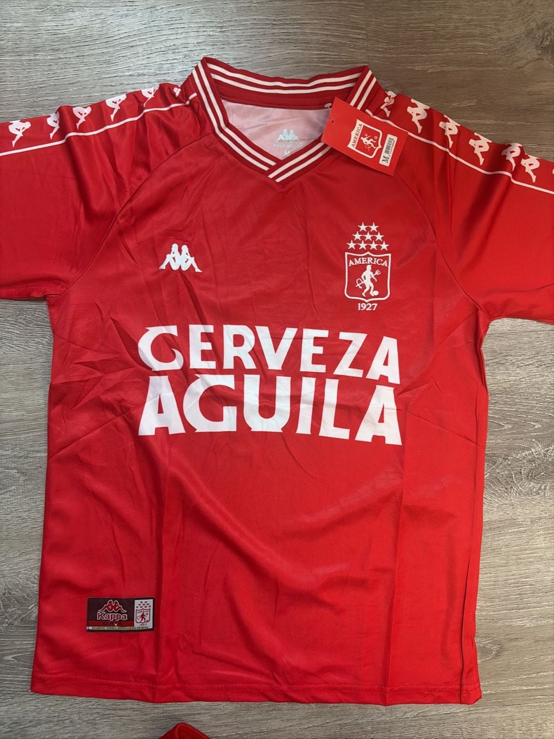 Kappa America de Cali 2000 Retro Home Jersey and Shorts Set 7