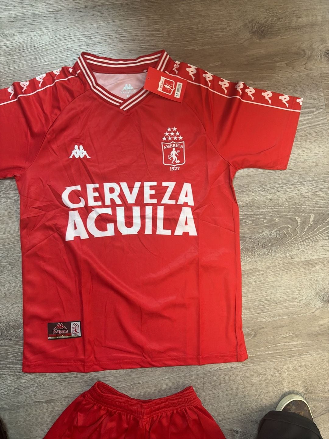 Kappa America de Cali 2000 Retro Home Jersey and Shorts Set 9