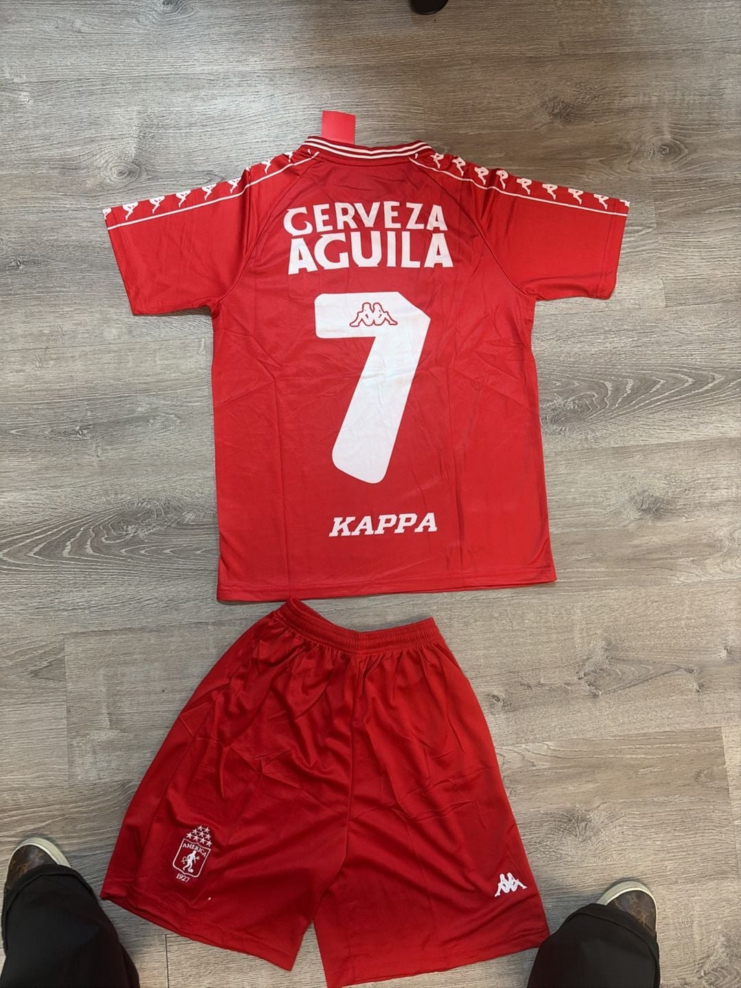 Kappa America de Cali 2000 Retro Home Jersey and Shorts Set 10