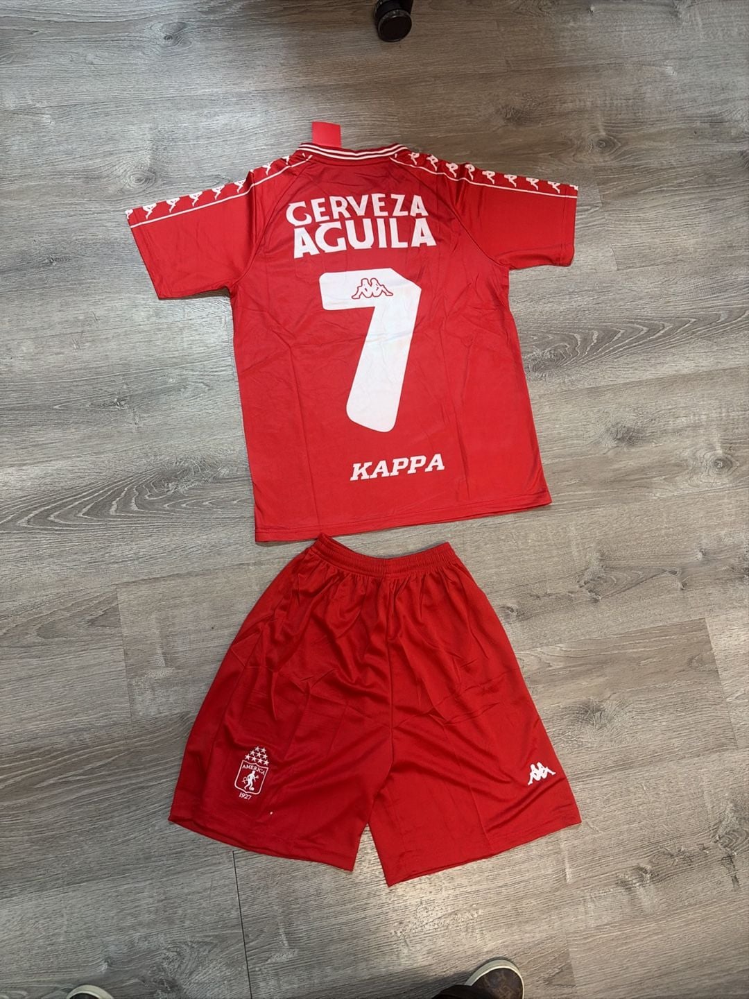 Kappa America de Cali 2000 Retro Home Jersey and Shorts Set 11