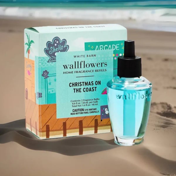 White Barn Bath & Body Works Christmas on the Coast Wallflowers Home Fragrance Refills 2-Pack