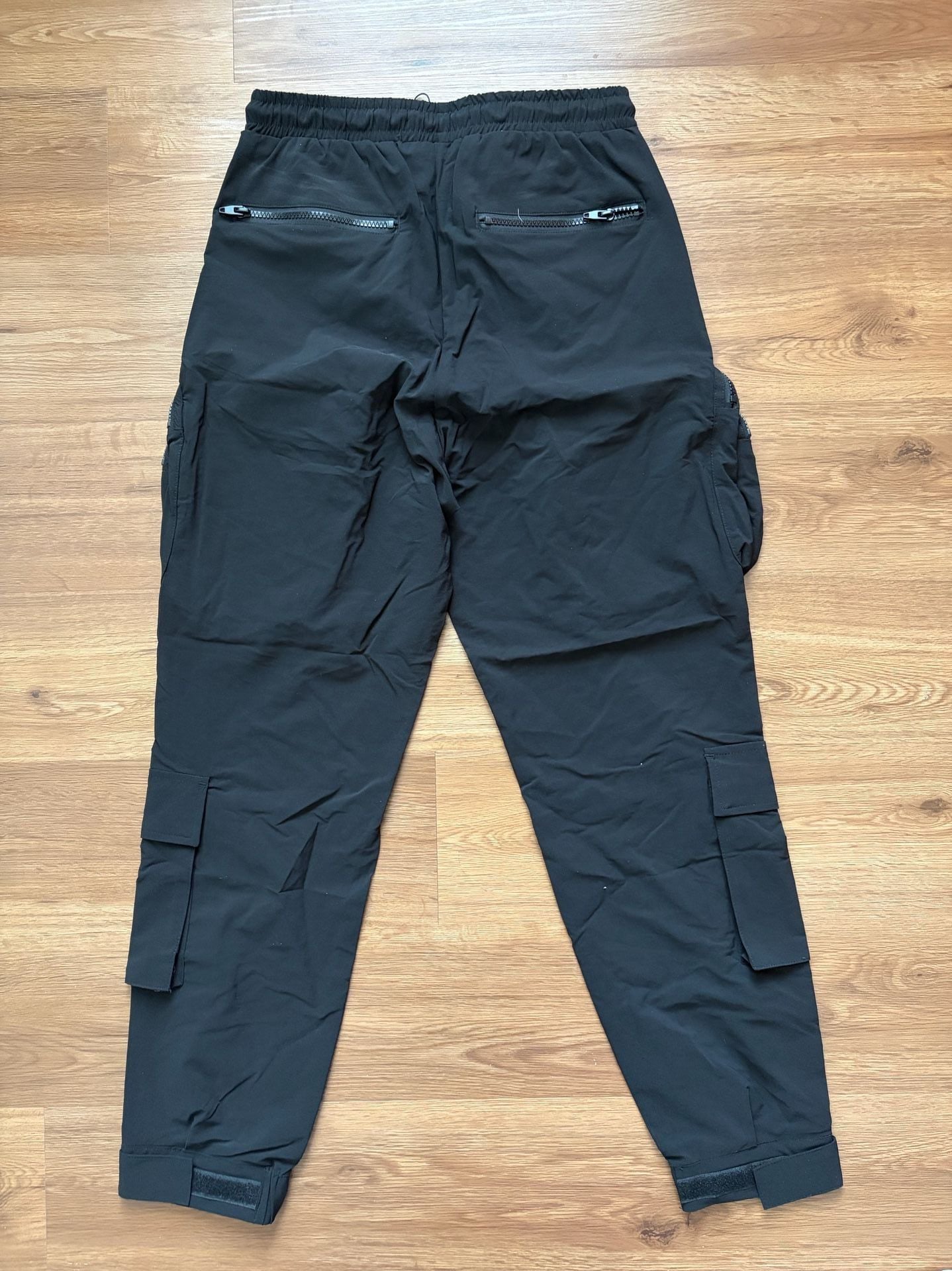 Decibel SS21-B499 Men's Black Multi-Pocket Cargo Jogger Pants 5