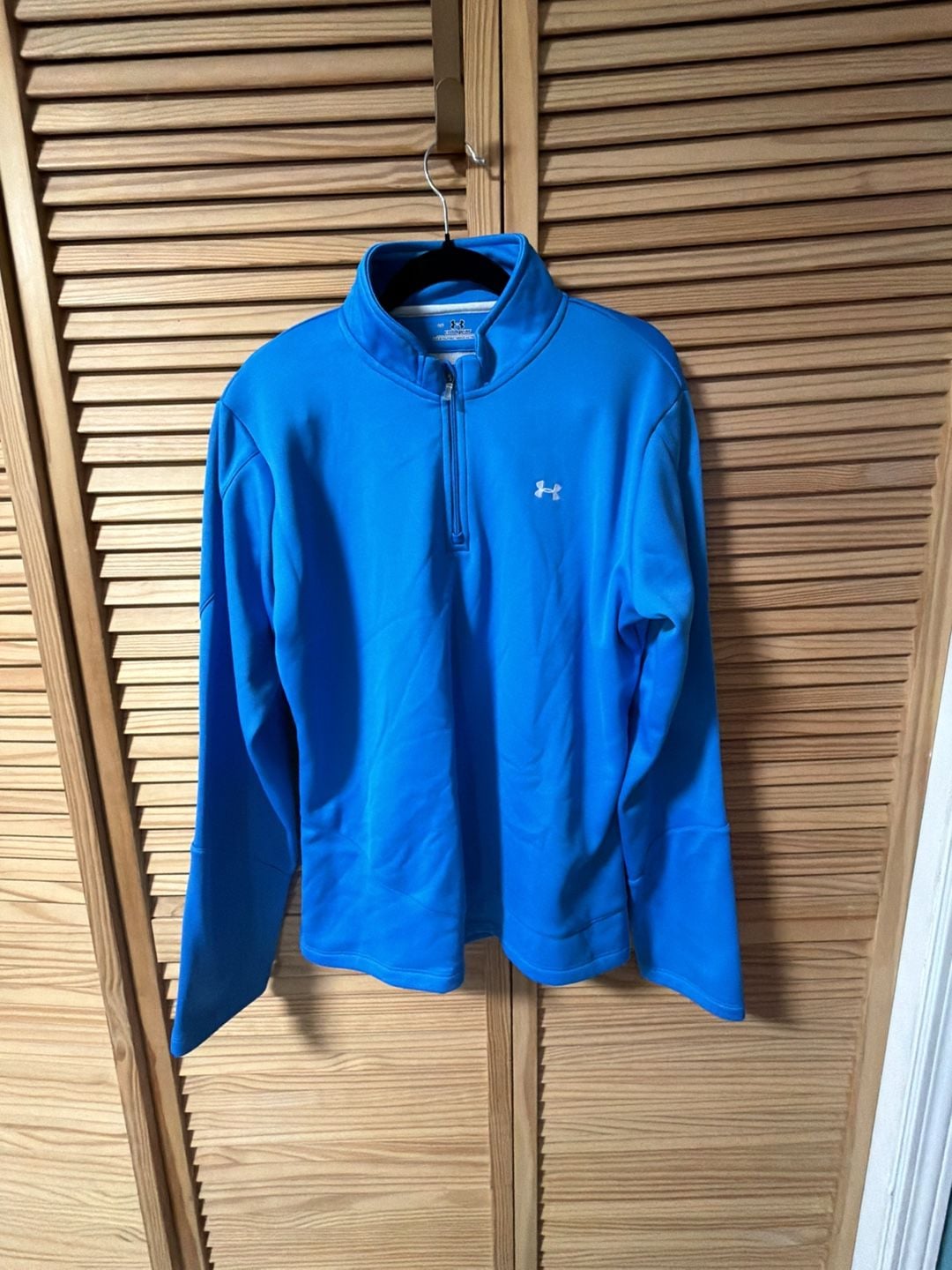 Under Armour Men's Blue 1/4 Zip Pullover Performance Shirt 2