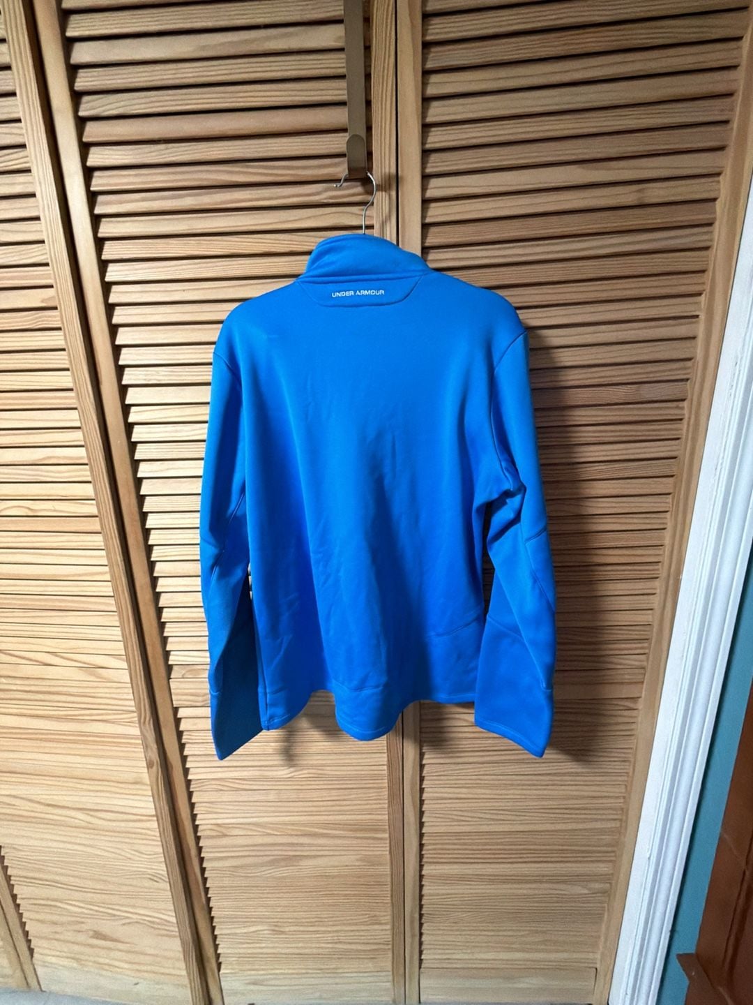 Under Armour Men's Blue 1/4 Zip Pullover Performance Shirt 3