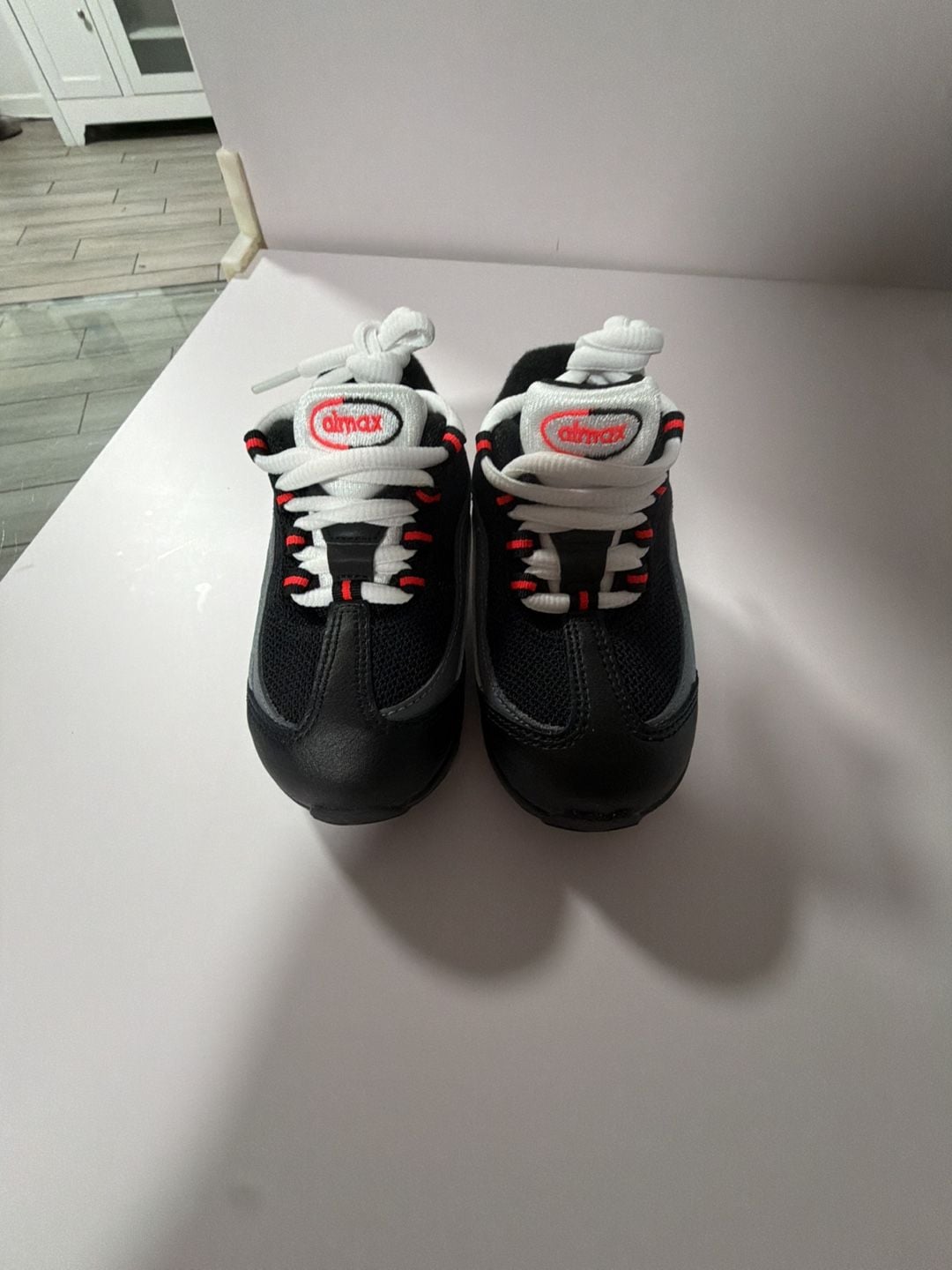 Nike Air Max 95 Recraft Toddler/Little Kids Shoes Black/Grey/Infrared 1