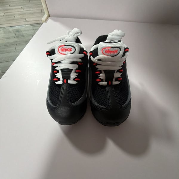 Nike Air Max 95 Recraft Toddler/Little Kids Shoes Black/Grey/Infrared
