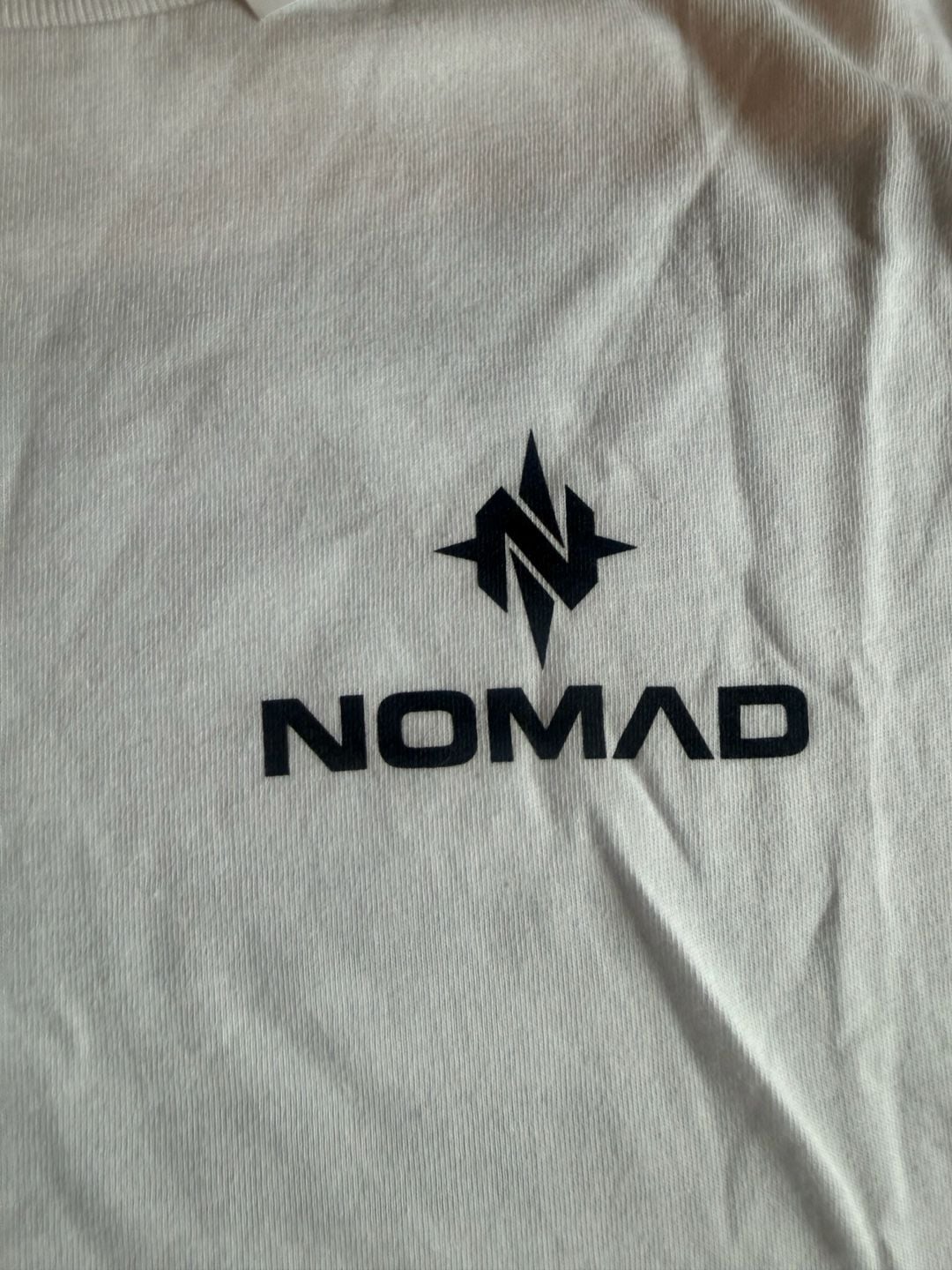Nomad Flag Logo White Short Sleeve T-Shirt 4