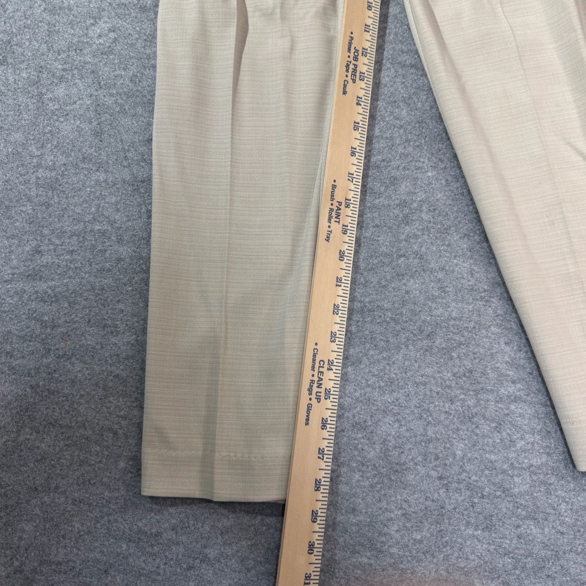 Calvin Klein Slim Fit Stretch 3-Piece Suit in Natural Linen 7