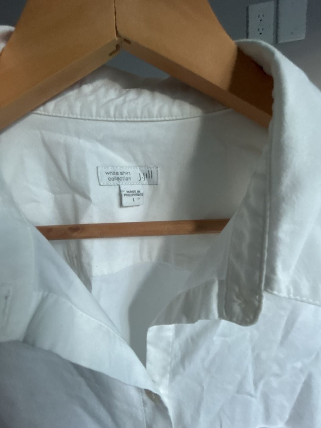 J.Jill White Shirt Collection Long Sleeve Button Down Tunic Shirt 4