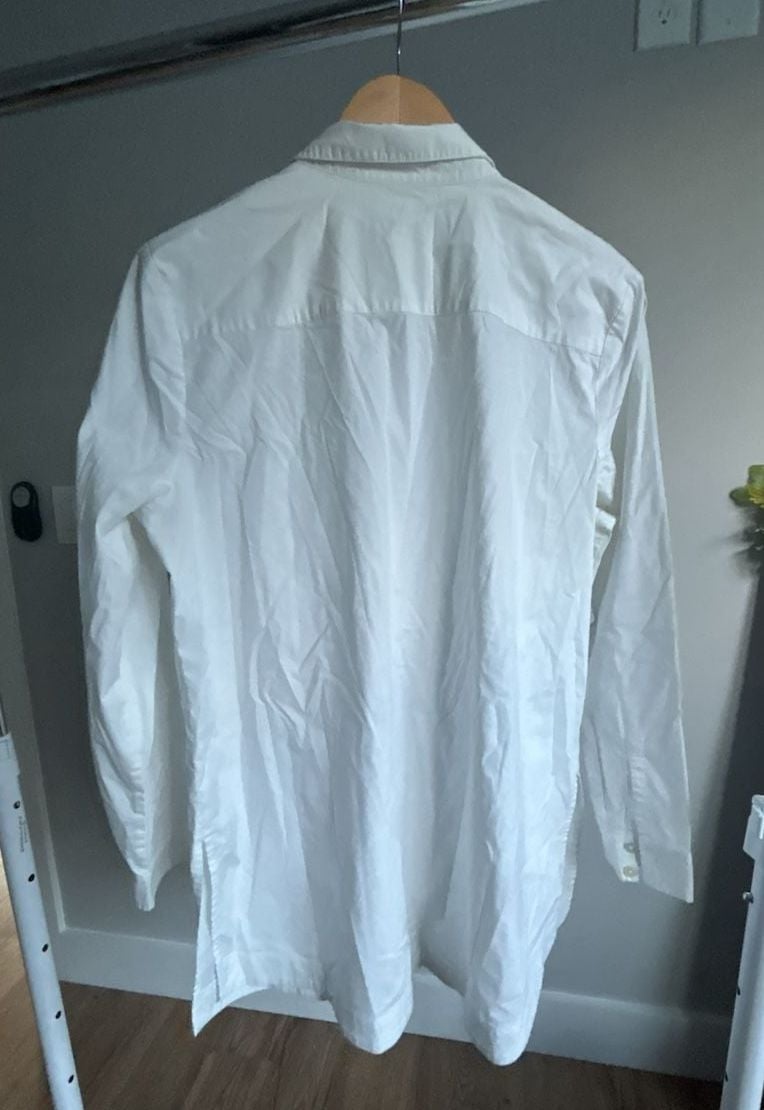 J.Jill White Shirt Collection Long Sleeve Button Down Tunic Shirt 5