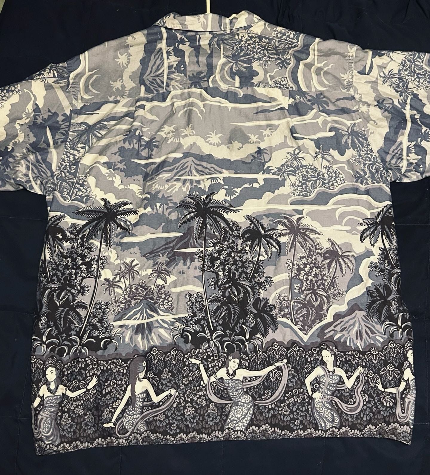 Pataloha Vintage Aloha Girl Floral Button Up Shirt XXL 6