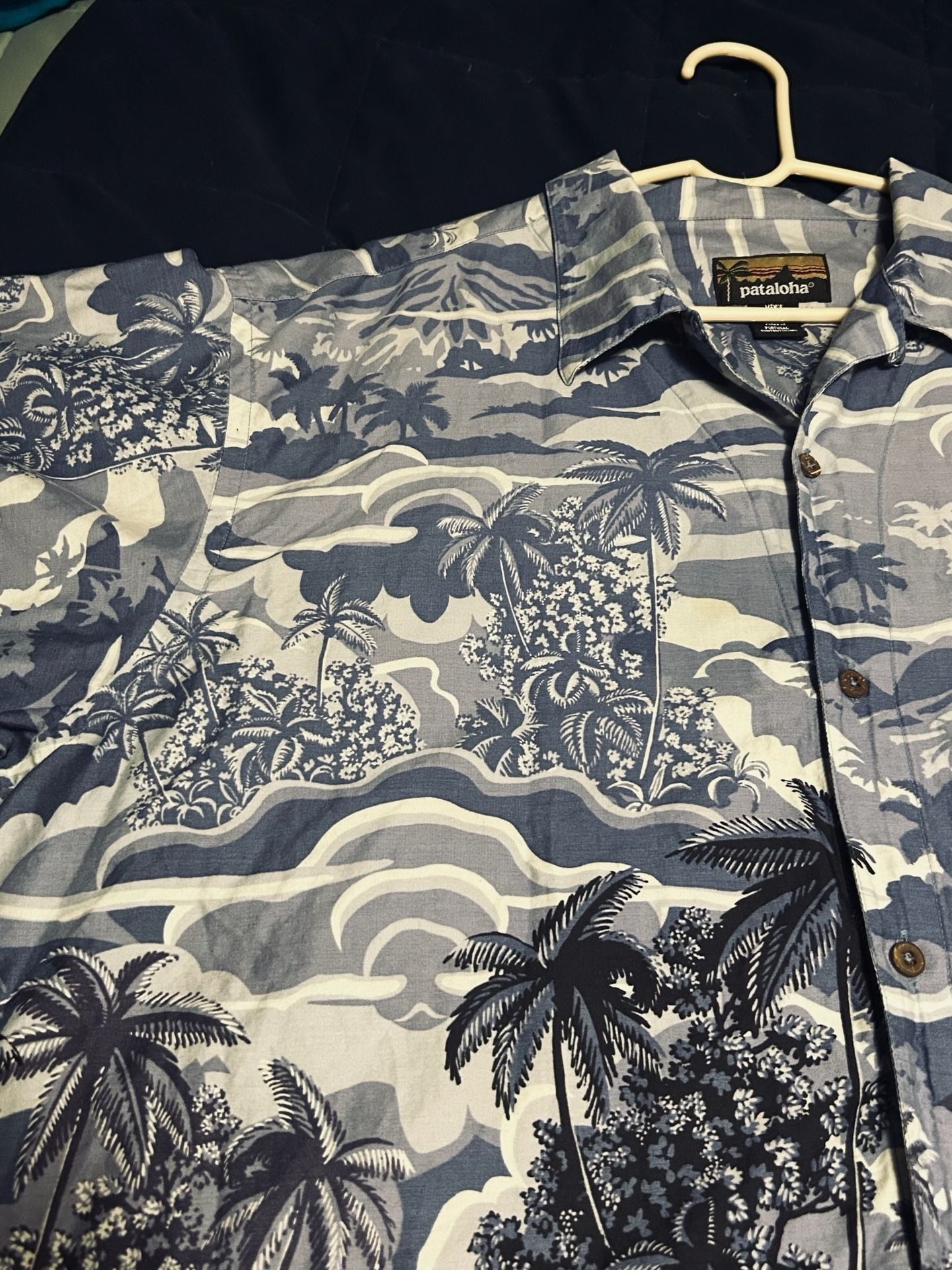 Pataloha Vintage Aloha Girl Floral Button Up Shirt XXL 7