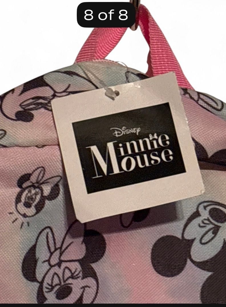 Disney Minnie Mouse Pastel Tie-Dye Print Backpack 2