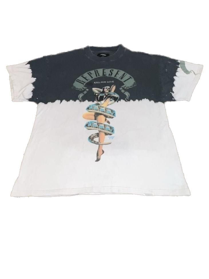 Represent Clo. Kill For Love Graphic T-Shirt Dip-Dye 4