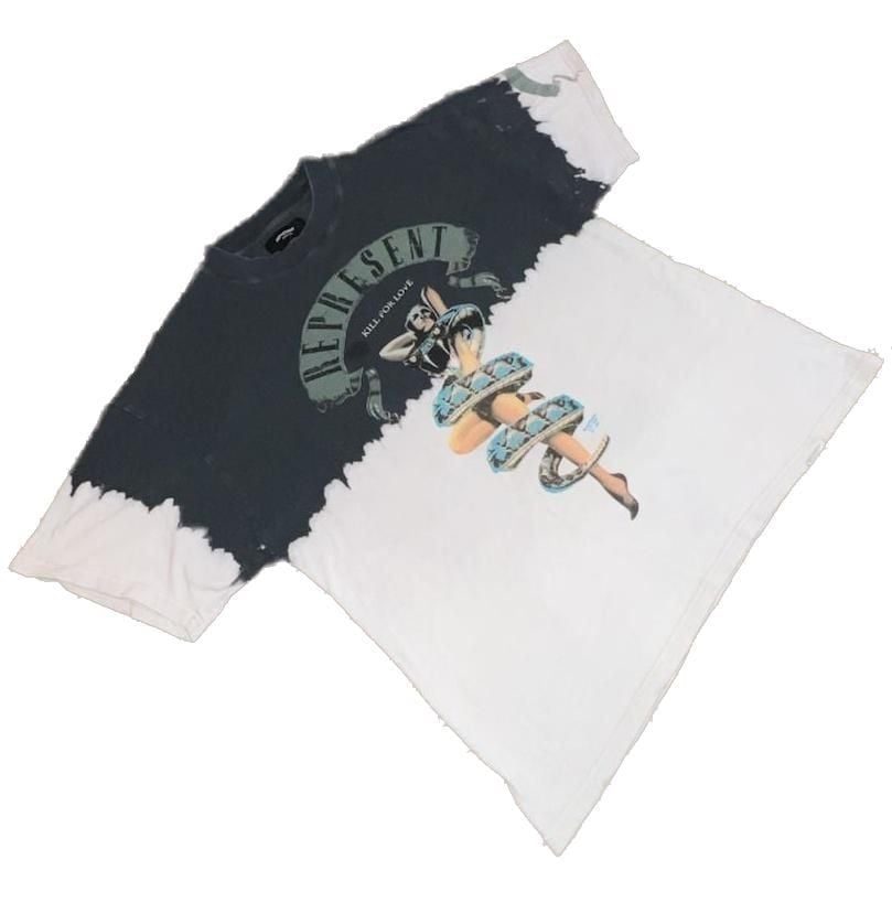 Represent Clo. Kill For Love Graphic T-Shirt Dip-Dye 5
