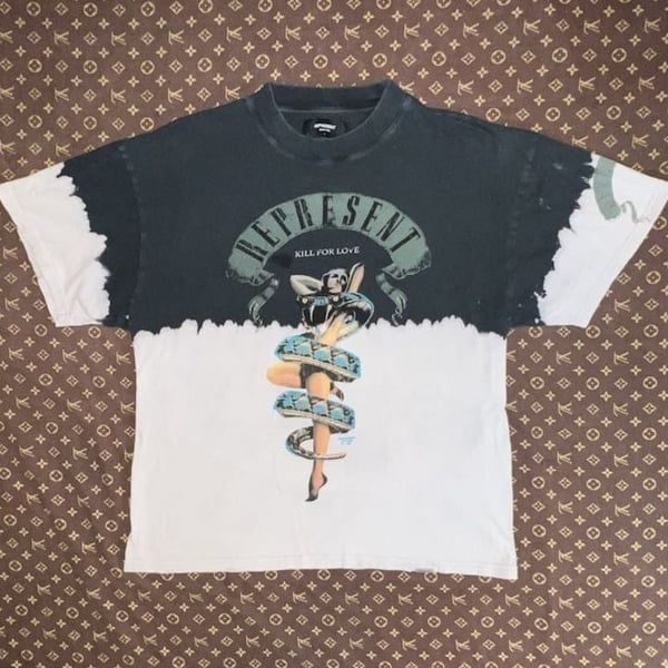 Represent Clo. Kill For Love Graphic T-Shirt Dip-Dye