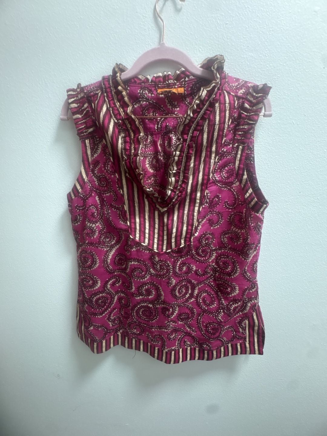 Tory Burch Purple Sleeveless Top Size 4 – alineconsignment, 2