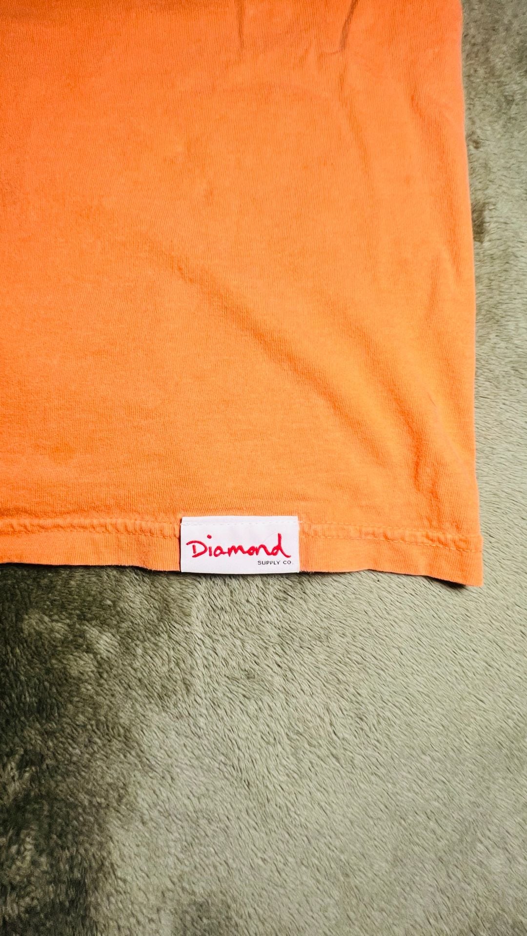 Diamond Supply Co. Orange Graphic T-Shirt 5