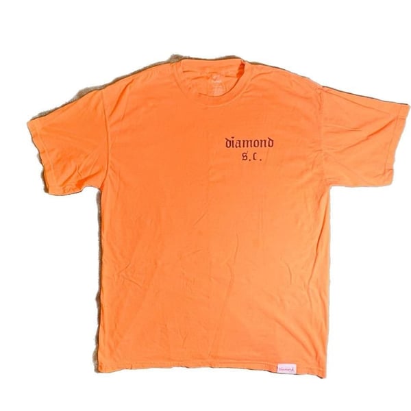 Diamond Supply Co. Orange Graphic T-Shirt