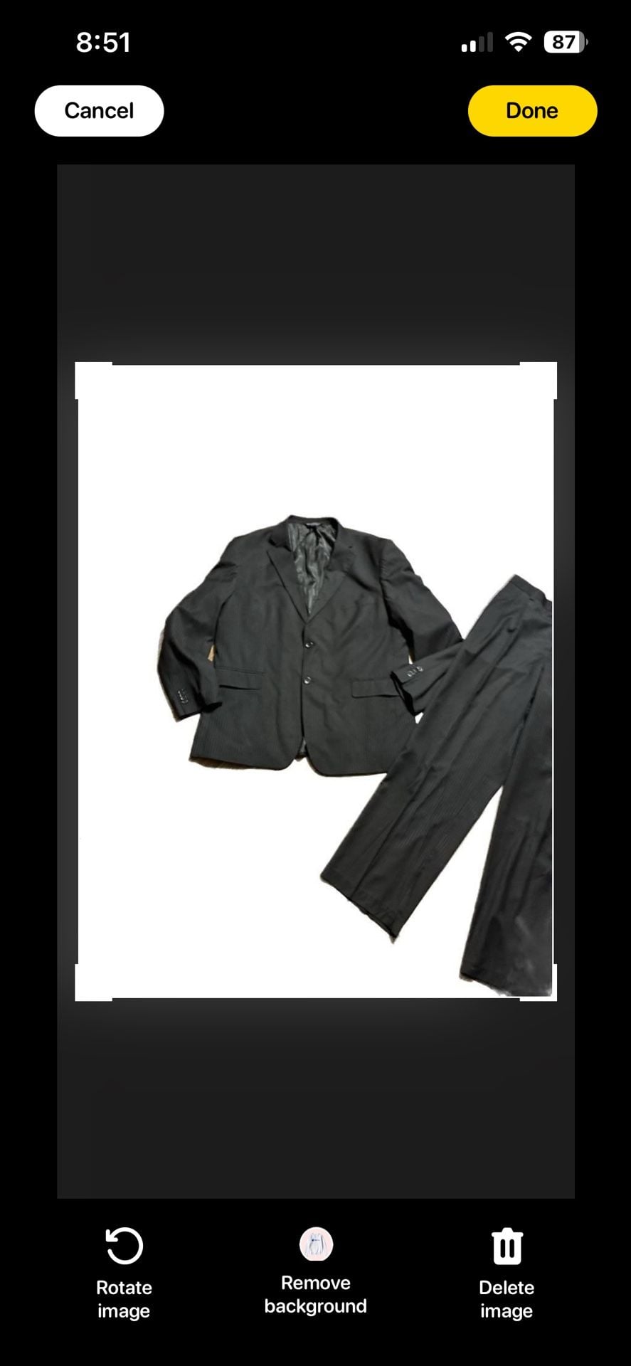 Bocaccio Uomo Men's 2-Piece Pinstripe Suit 8