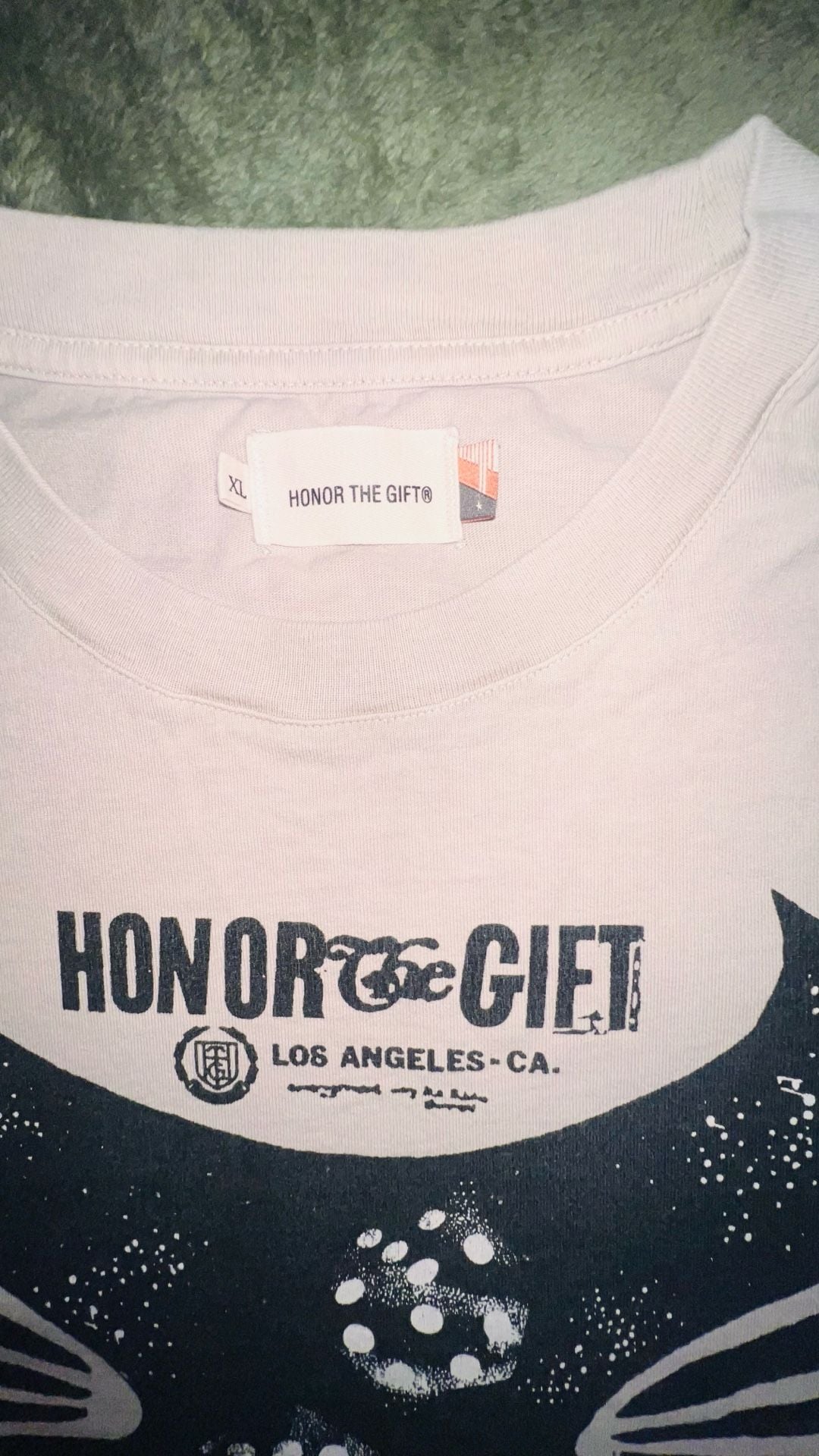 Honor The Gift Butterfly Sun Graphic Print T-Shirt Tan 4