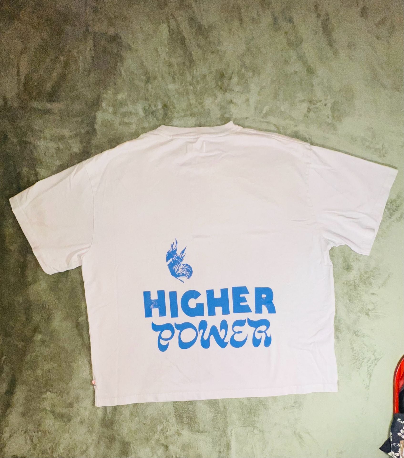 Honor The Gift Butterfly Sun Graphic Print T-Shirt Tan 9