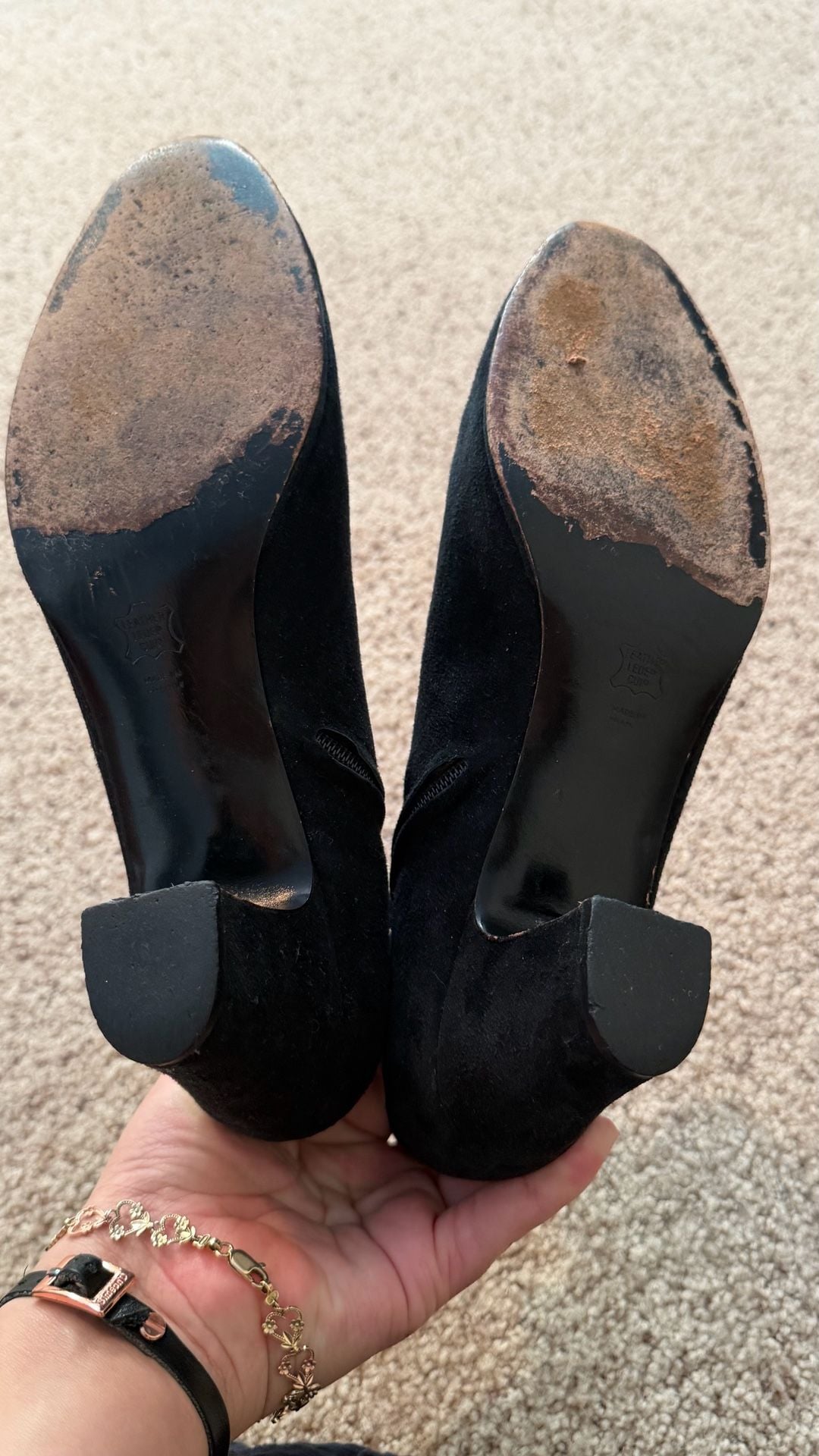 Robert Clergerie Paris Black Suede Ankle Boots 9