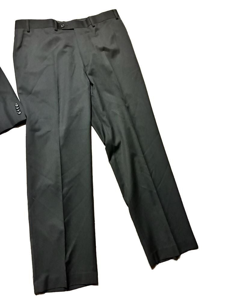 Sean John Men's Two-Piece Black Solid Suit 3