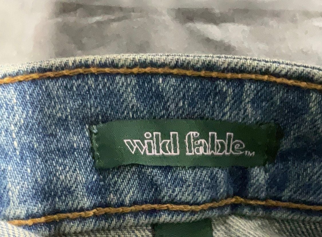 Wild Fable Women's Reworked Cropped Denim Tank Top Medium Wash 5