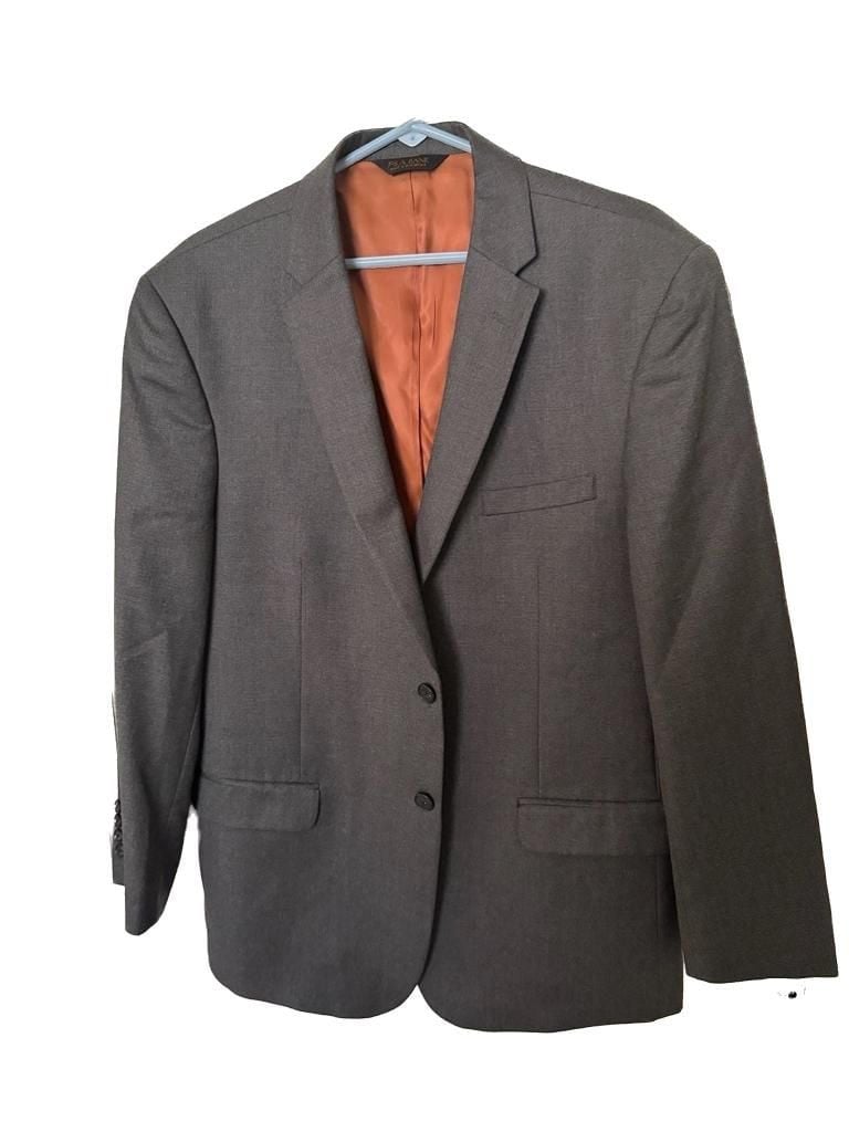 Joseph A. Bank Men's Slim Fit Charcoal Grey Two-Button Sport Coat Blazer 44R 1