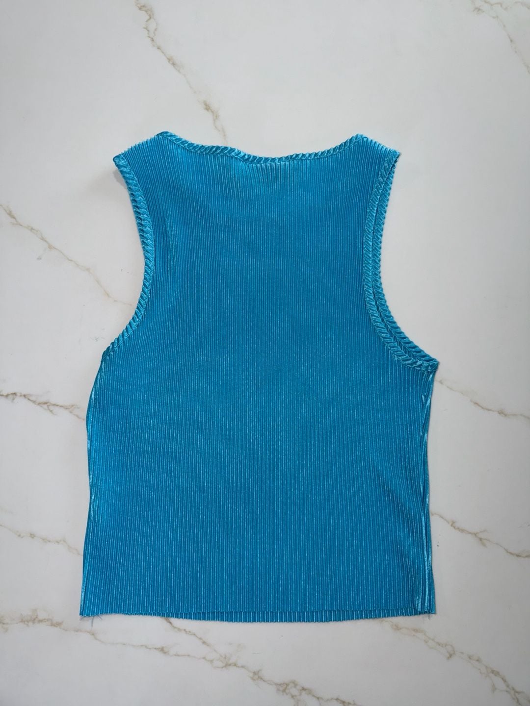 SAYANAYTHING Pleated Sleeveless Tank Top 9